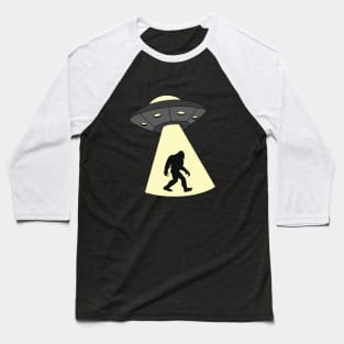 Bigfoot Abduction Baseball T-Shirt